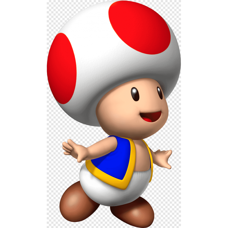 FIGURINE SUPER MARIO Bros Kart Toad 12cm EUR 6,99 - FR